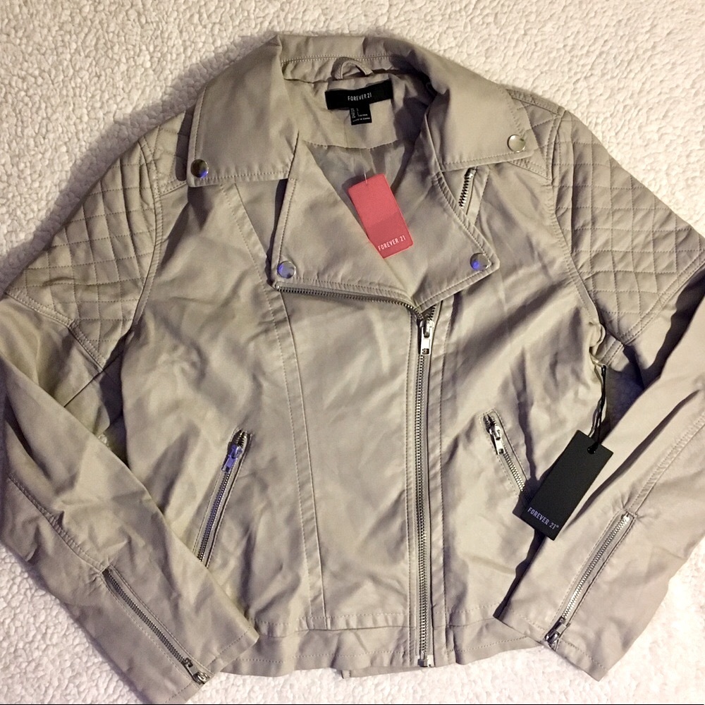SOLD! Forever21 Faux Leather Jacket